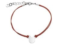 Bransoletka Sznurkowa Myszka Miki Srebro 925