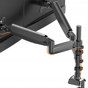 Podstawa obrotowa ze sprężyną gazową dla dwóch monitorów LCD 13-32 cale 9kg na Arena.pl