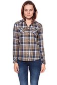 KOSZULA WRANGLER CHECK SHIRT DUSTY OLIVE W5240LU45 XS
