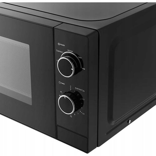 Mikrofalówka Kuchenka Mikrofalowa Czarna Prosta w Obsłudze Timer 700 W na Arena.pl