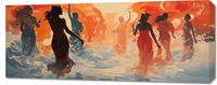 Obraz 100x40cm Taneczny Żar