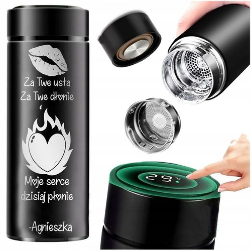 KUBEK TERMICZNY TERMOS PREZENT na Walentynki dla niej niego Dzień Kobiet na Arena.pl