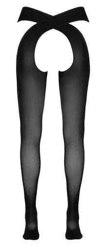 cottelli legwear pończochy czarne z paskami biodrowymi s/m na Arena.pl