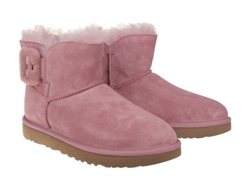 Buty UGG Mini Bailey Fluff Buckle 1104182-PDW - 40 na Arena.pl