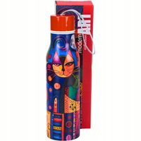 BUTELKA TERMICZNA BIDON 500 ML TERMOS WYSOKI WZÓR KOTY PREZENT
