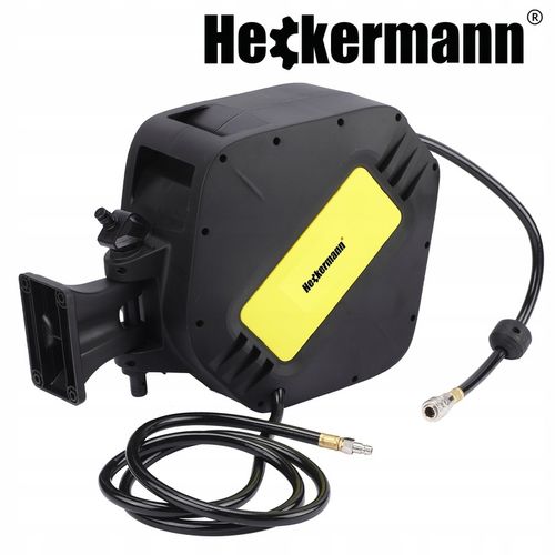 WĄŻ PNEUMATYCZNY ZWIJAK AUTOMATYCZNIE ZWIJANY DO KOMPRESORA BĘBEN 20m + 2m na Arena.pl