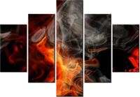 70 100CM OBRAZ 5 ELEM UTWORZENIE DRUK PŁÓTNO