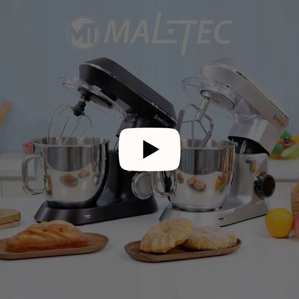 ROBOT KUCHENNY MIKSER PLANETARNY ZESTAW WIELOFUNKCYJNY SREBRNY 6,5L 2200W zdjęcie 4