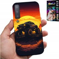 ETUI DO SAMSUNG A7 2018 - MONSTERTRUCK, CIĘŻARÓWKA, WZORY + SZKŁO