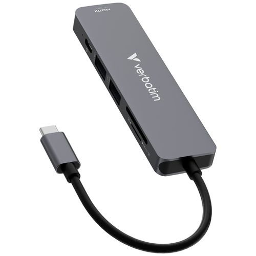 adapter hub verbatim usb-c/hdmi/usb-a    3.2/usb-a 2.0/sd/microsd na Arena.pl