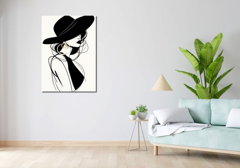 Obraz 70x100cm Uwikłana Elegancja zdjęcie 2