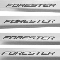 Listwa progowa SUBARU doESTER MK4 SJ Stal nierdzewna 304 mat z czarnymi lit