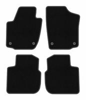 Dywaniki welurowe BASIC czarne Seat Toledo IV sedan 2012-