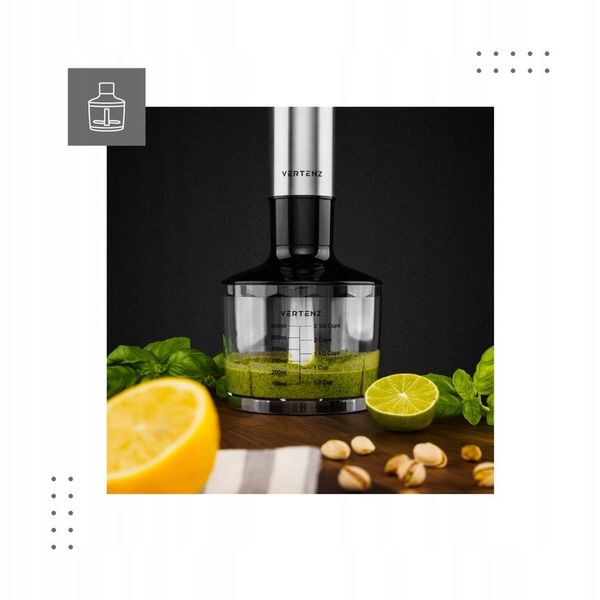 Blender Ręczny Wielofunkcyjny VERTENZ 50 1400W Tytanowe Ostrza Titan 50 zdjęcie 11