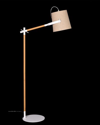 Lampa Stojąca Podłogowa Kremowa Lapidus na Arena.pl