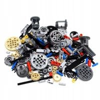 Klocki techniczne osie tryby zębatki przeguby bębny 116-klocków. TECHNIC