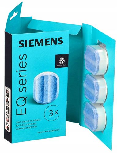 Tabletki do odkamieniania czyszczenia ekspresu Siemens TZ80002 2w1 na Arena.pl