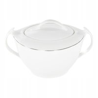 Waza porcelanowa Akcent 3l z platynową obwódką CHODZIEŻ