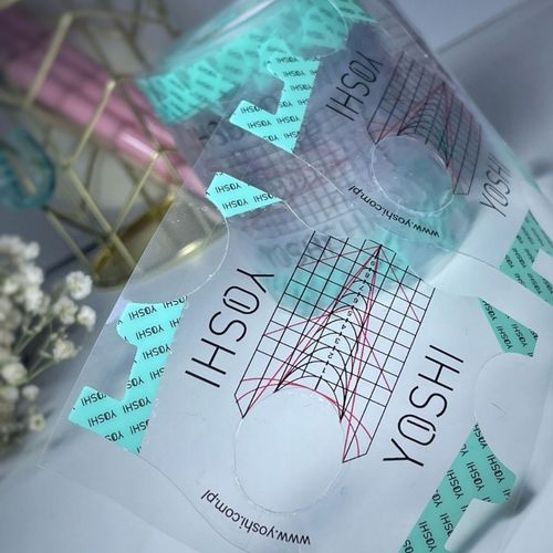 Yoshi Szablon Do Przedłużania Paznokci plastikowe formy Transparentne na Arena.pl