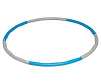 hula hoop 100cm z obciążeniem allright szaro-niebieski