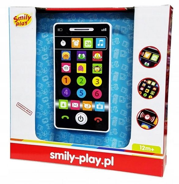 Smartfon Telefon Zabawka dla Dzieci Interaktywny Dotykowy Mówi Nauka 12m + zdjęcie 5