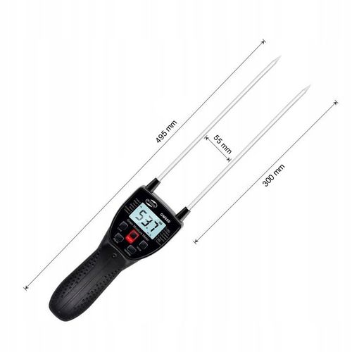 WILGOTNOŚCIOMIERZ PRECYZYJNY MIERNIK WILGOTNOŚCI ZIARNA I ZBOŻA LCD BATERIE na Arena.pl