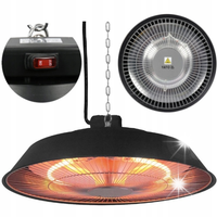 YATO WISZĄCY PROMIENNIK PODCZERWIENI TARASOWY PARASOL GRZEWCZY 1500W 1,5KW