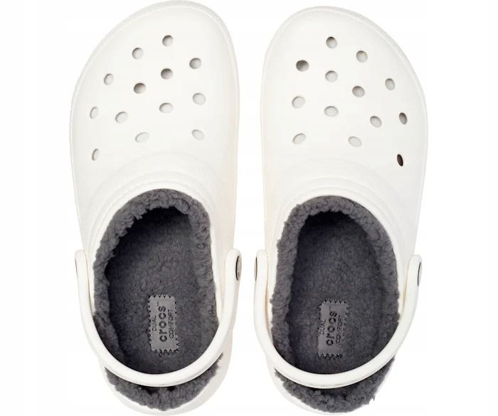 Męskie Ocieplane Klapki Buty Chodaki Crocs Classic Lined Clog 46-47 zdjęcie 6