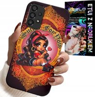 ETUI DO SAMSUNG A52 / A52S - SUCKER FOR YOU MODNE LALKA CASE + SZKŁO