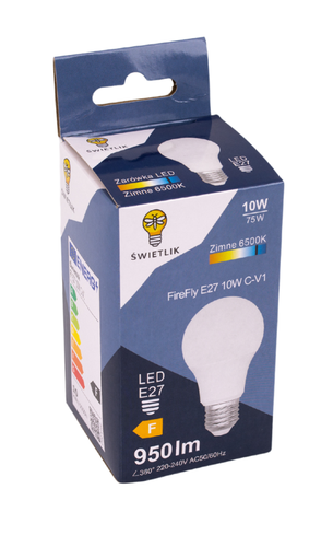 Żarówka LED A60 E27 10W Barwa Biała Zimna na Arena.pl