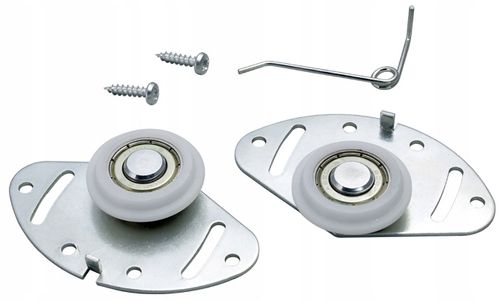 Wózki kółka rolki drzwi przesuwne AVANTI Easy V - KOMPLET 4 SZTUK na Arena.pl