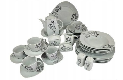 SERWIS ZESTAW OBIADOWO-KAWOWY - 38 ELEMENTÓW VIOLET na Arena.pl