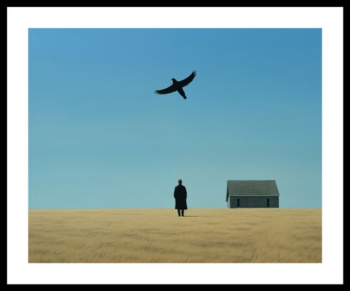 Plakat 50x40cm Samotny i Wolny na Arena.pl
