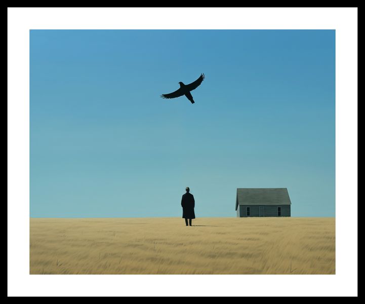 Plakat 50x40cm Samotny i Wolny zdjęcie 3
