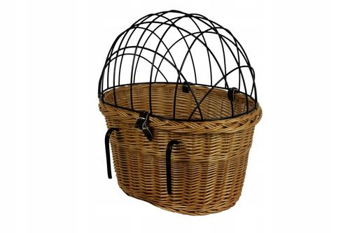 KOSZYK z wikliny na rower do przewozu psa KOSZ XL na Arena.pl
