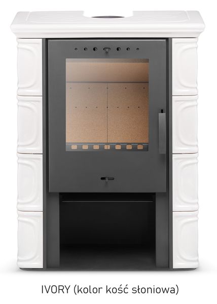 PIEC KAFLOWY kominek koza stalowy wkład ELDUR BROWN zdjęcie 7