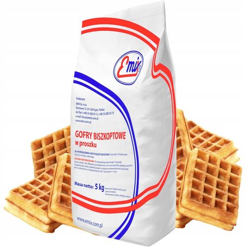 Emix Mieszanka Ciasto na gofry biszkoptowe 5 kg na Arena.pl