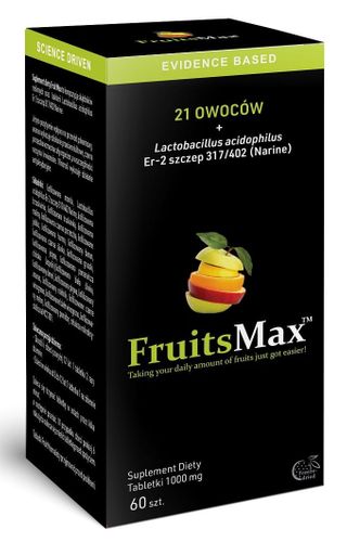 FruitsMax 1000 mg, 60 tab Probiotyk Narine na Arena.pl