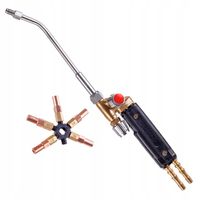 Palnik do Lutowania Twardego Propan Tlen 5x Precyzyjne Dysze Lutownica