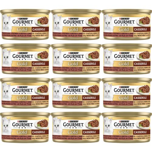 Gourmet Gold Karma dla kotów casserole z kaczką i indykiem w sosie 85 g na Arena.pl