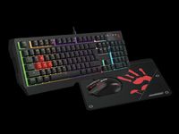 Zestaw klawiatura + mysz + podkładka A4Tech Bloody B1700 USB czarny
