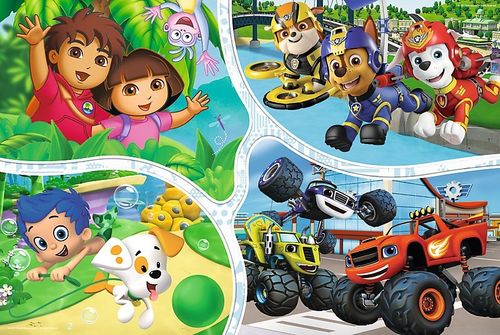 Trefl 100 elementów, Nickelodeon Junior Multi - Property na Arena.pl
