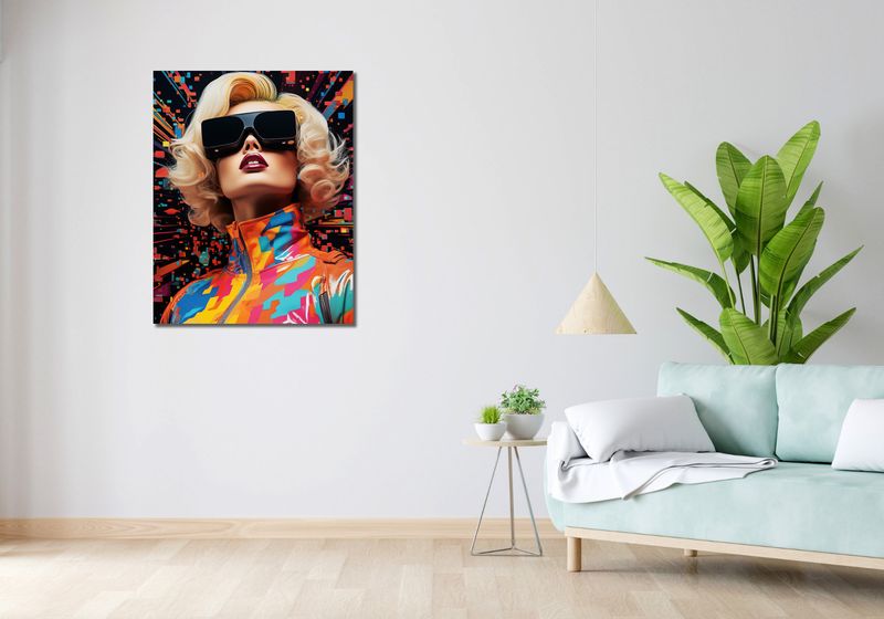 Obraz 70x90cm Retro Futuryzm zdjęcie 2