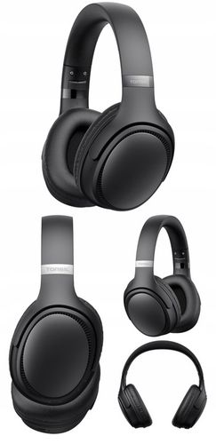 Słuchawki Tonsil R35BT Czarne bezprzewodowe nauszne Bluetooth 5.3 na Arena.pl