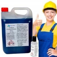 ŻYWICA POLIESTROWA 4 kg + UTWARDZACZ do laminowania mata szklana do łodzi