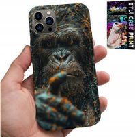 ETUI DO IPHONE 11 PRO - MAŁPA, MAŁPKA, GORYL, ZWIERZĘTA + SZKŁO