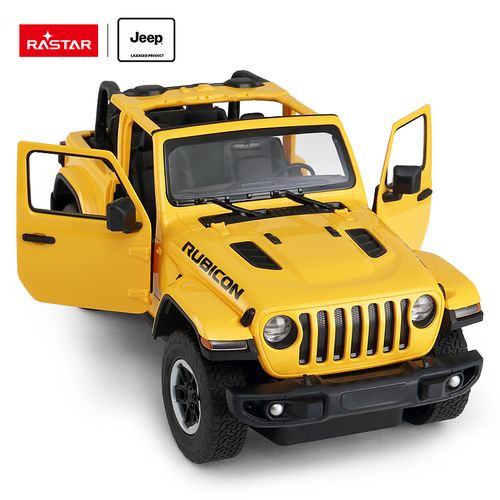 Jeep Wrangler JL R/C skala 1:14 Rastar 79400  samochód sterowany żółty na Arena.pl