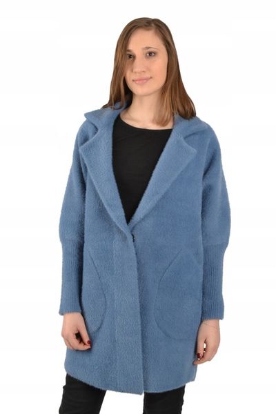 Płaszczyk ALPAKA oversize size plus DUŻY ROZMIAR zdjęcie 3