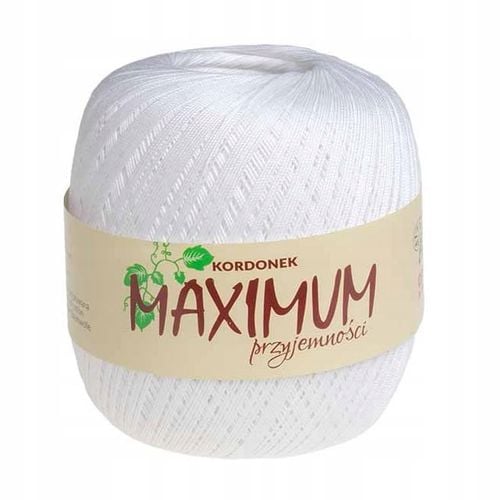 Kordonek Maximum 001 Biały/ zestaw 4 szt. na Arena.pl