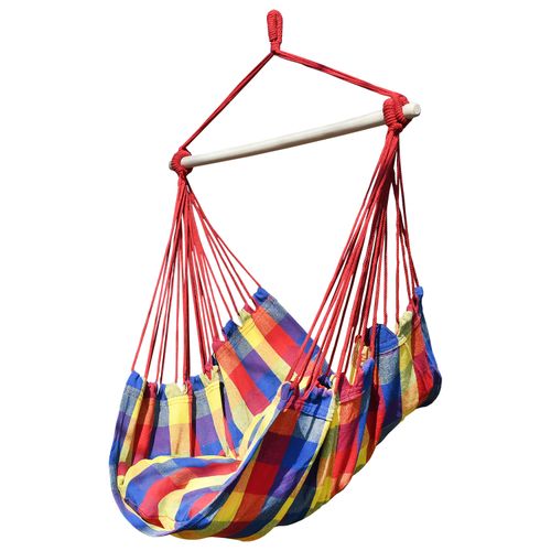 Stelaż na hamak biały 2w1 + hamak + krzesło brazylijskie na Arena.pl